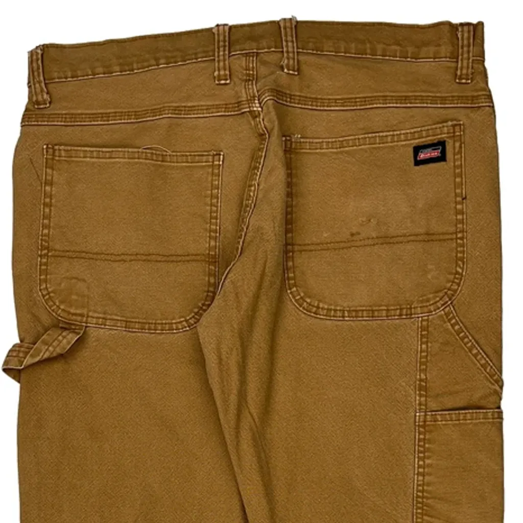 Dickies Carpenter Trousers - 35W 31L Brown Cotton - Image 6
