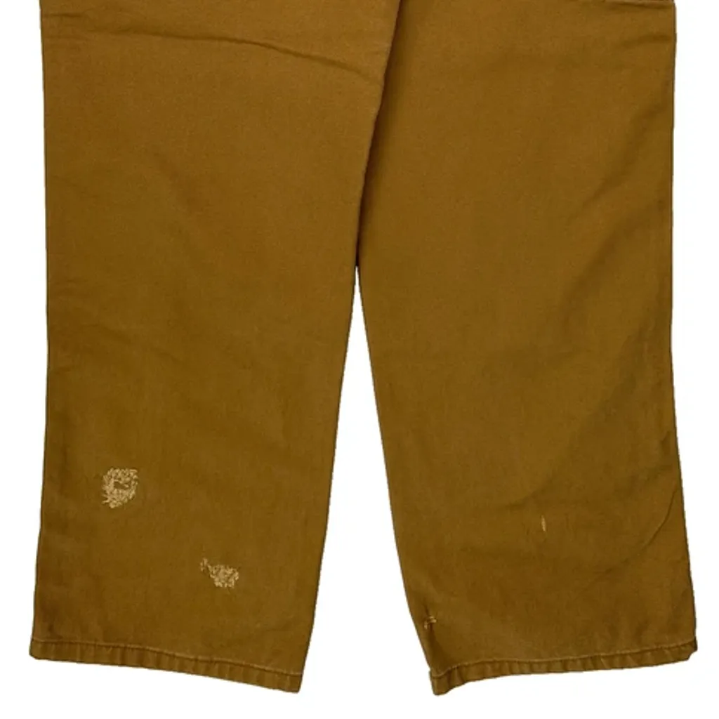 Dickies Carpenter Trousers - 36W 32L Brown Cotton - Image 7