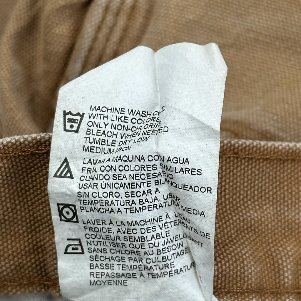 Dickies Carpenter Trousers - 36W 32L Brown Cotton - Image 7
