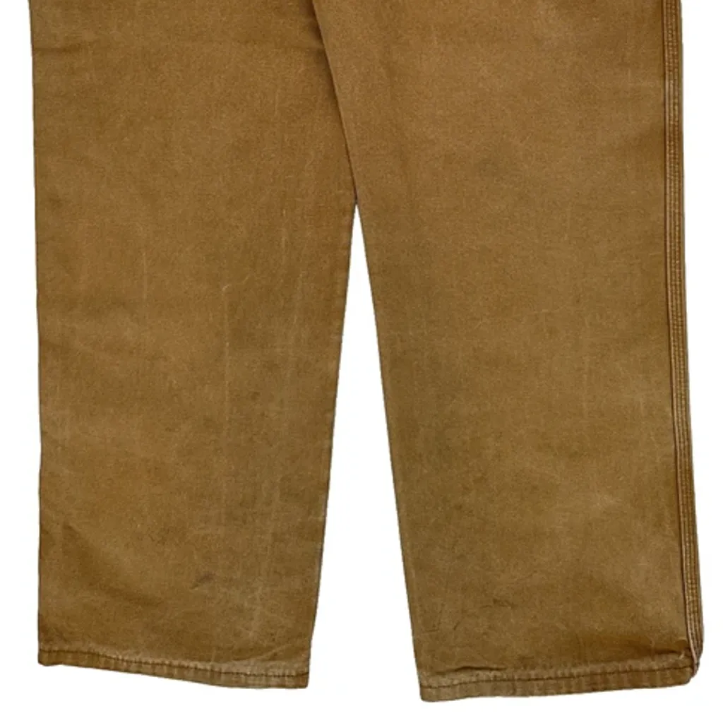 Dickies Carpenter Trousers - 36W 32L Brown Cotton - Image 8