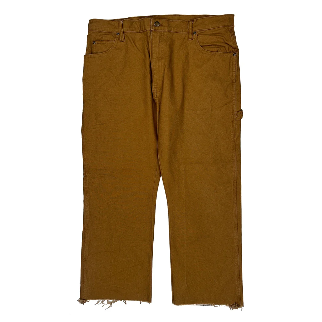 Dickies Carpenter Trousers - 36W 26L Brown Cotton - Image 2
