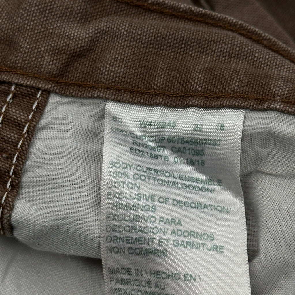 Dickies Carpenter Trousers - 36W 32L Brown Cotton - Image 6