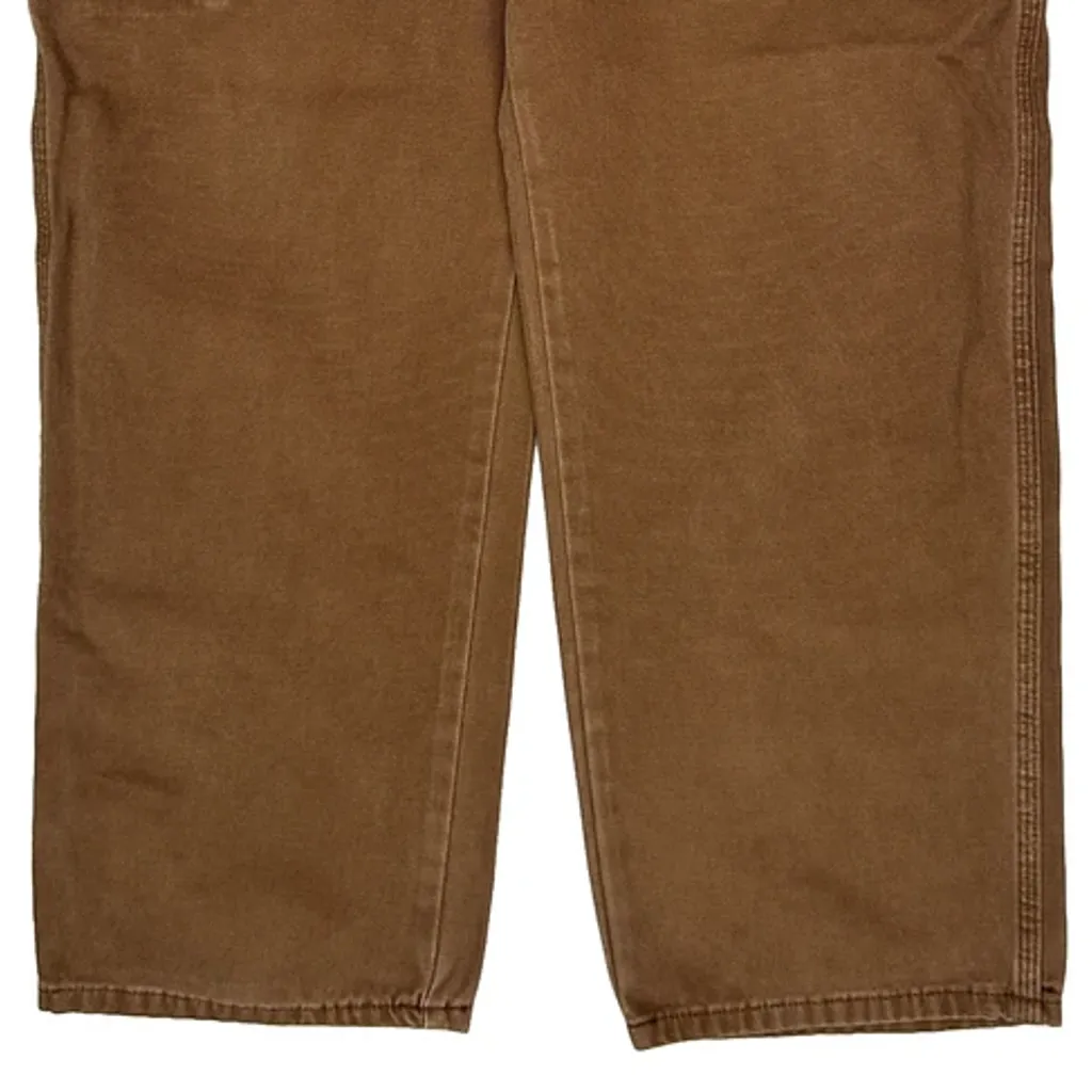 Dickies Carpenter Trousers - 36W 30L Brown Cotton - Image 11