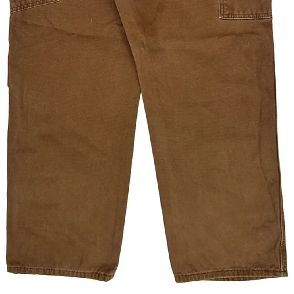 Dickies Carpenter Trousers - 36W 30L Brown Cotton - Image 8
