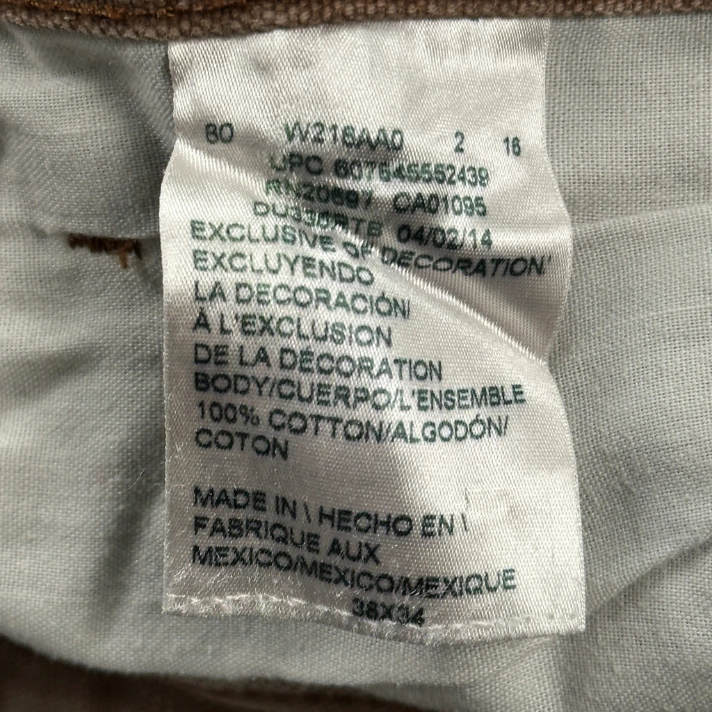 Dickies Carpenter Trousers - 36W 33L Brown Cotton - Image 6