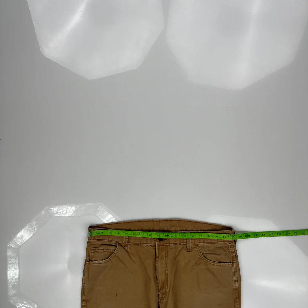 Dickies Carpenter Trousers - 36W 28L Brown Cotton - Image 3