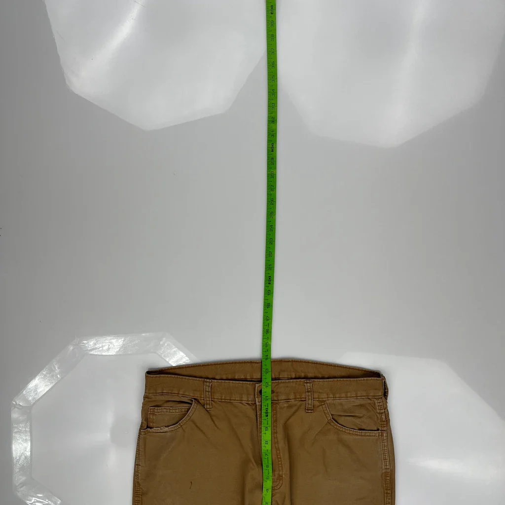 Dickies Carpenter Trousers - 36W 28L Brown Cotton - Image 4