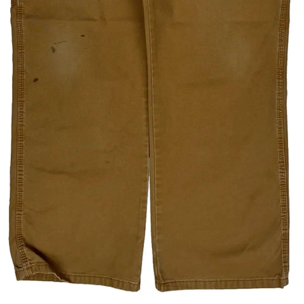 Dickies Carpenter Trousers - 36W 28L Brown Cotton - Image 8