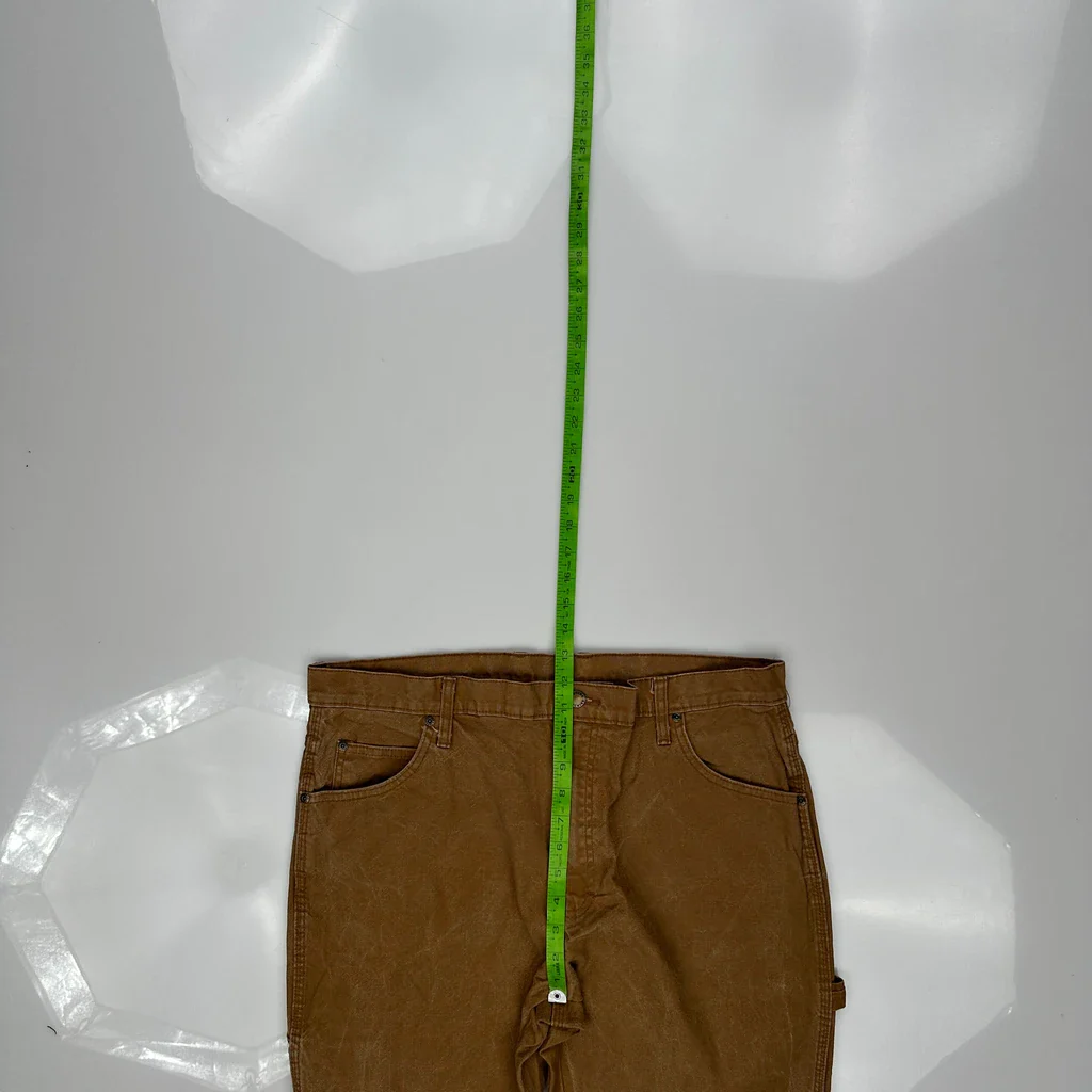 Dickies Carpenter Trousers - 36W 30L Brown Cotton - Image 4