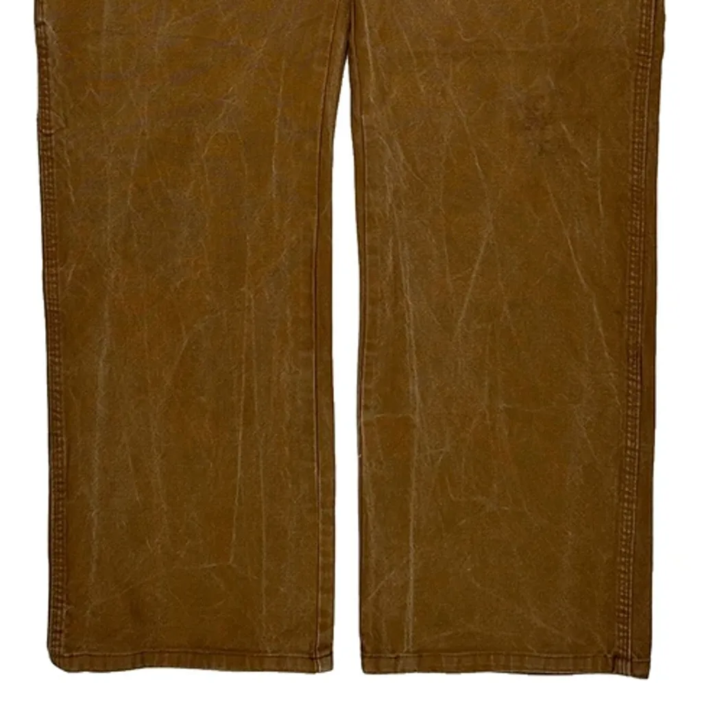 Dickies Carpenter Trousers - 36W 30L Brown Cotton - Image 9