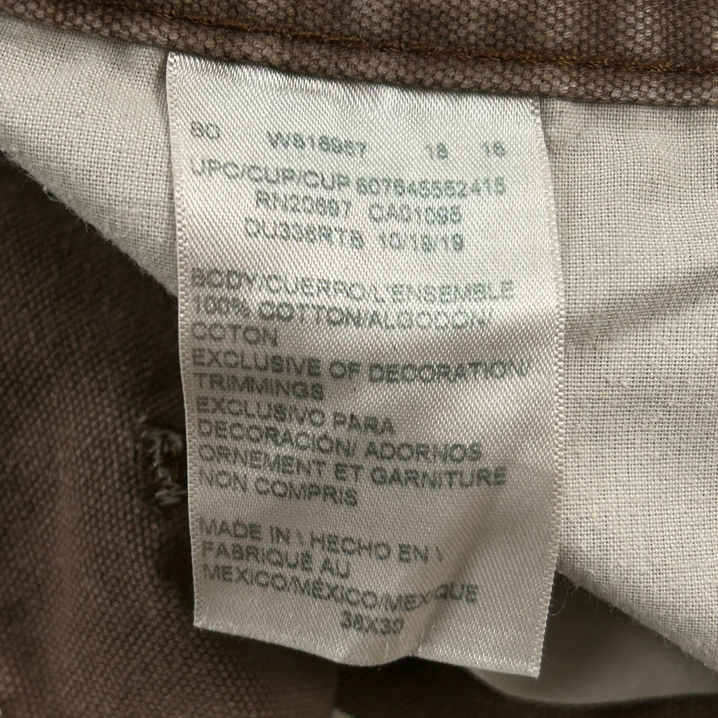 Dickies Carpenter Trousers - 37W 31L Brown Cotton - Image 6