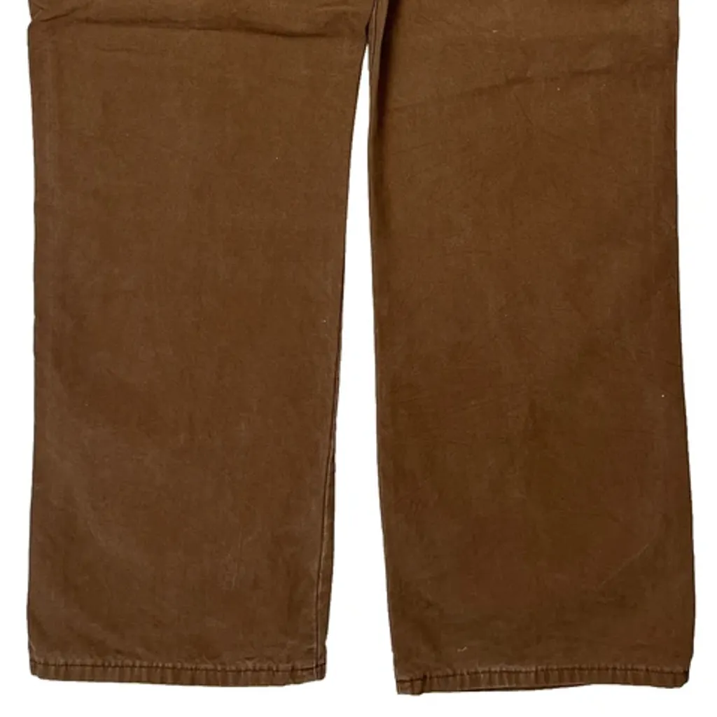 Dickies Carpenter Trousers - 38W 32L Brown Cotton - Image 8