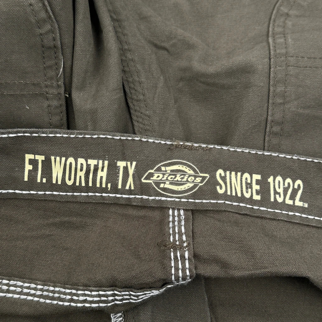 Dickies Carpenter Trousers - 38W 29L Brown Cotton - Image 6