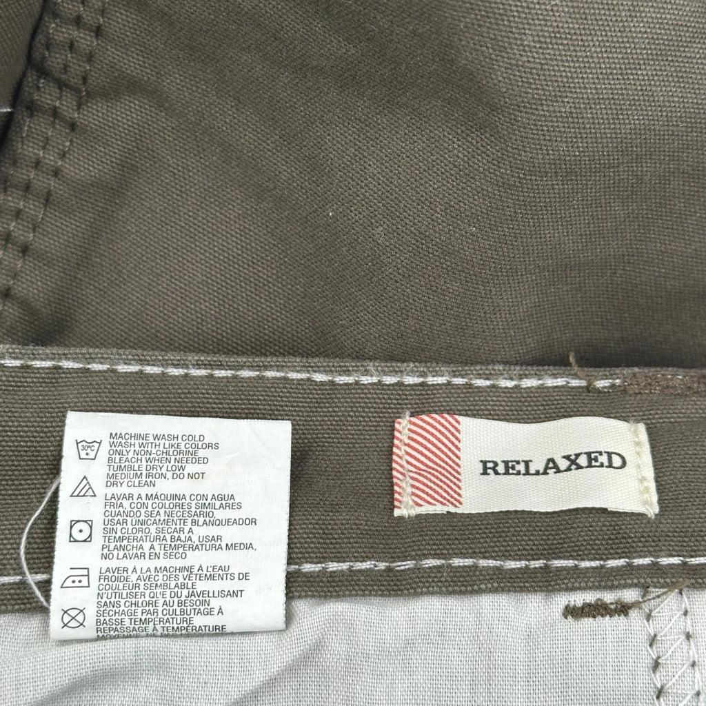 Dickies Carpenter Trousers - 38W 29L Brown Cotton - Image 7