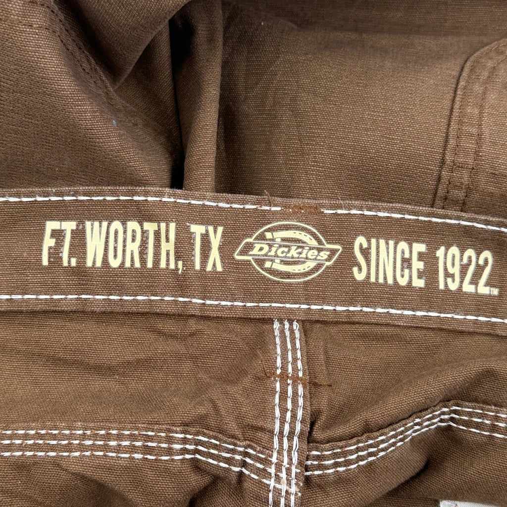 Dickies Carpenter Trousers - 38W 30L Brown Cotton - Image 5