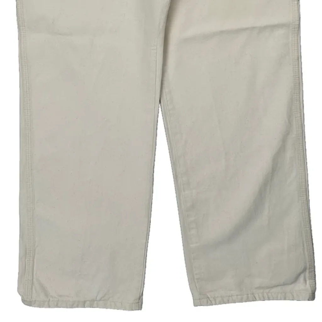 Dickies Carpenter Trousers - 32W 29L Cream Cotton - Image 8