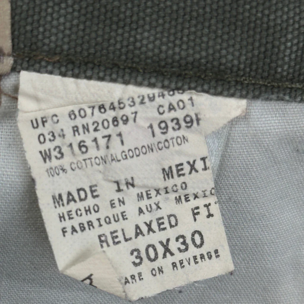 Dickies Custom Gucci Carpenter Trousers - 29W 29L Green Cotton - Image 6