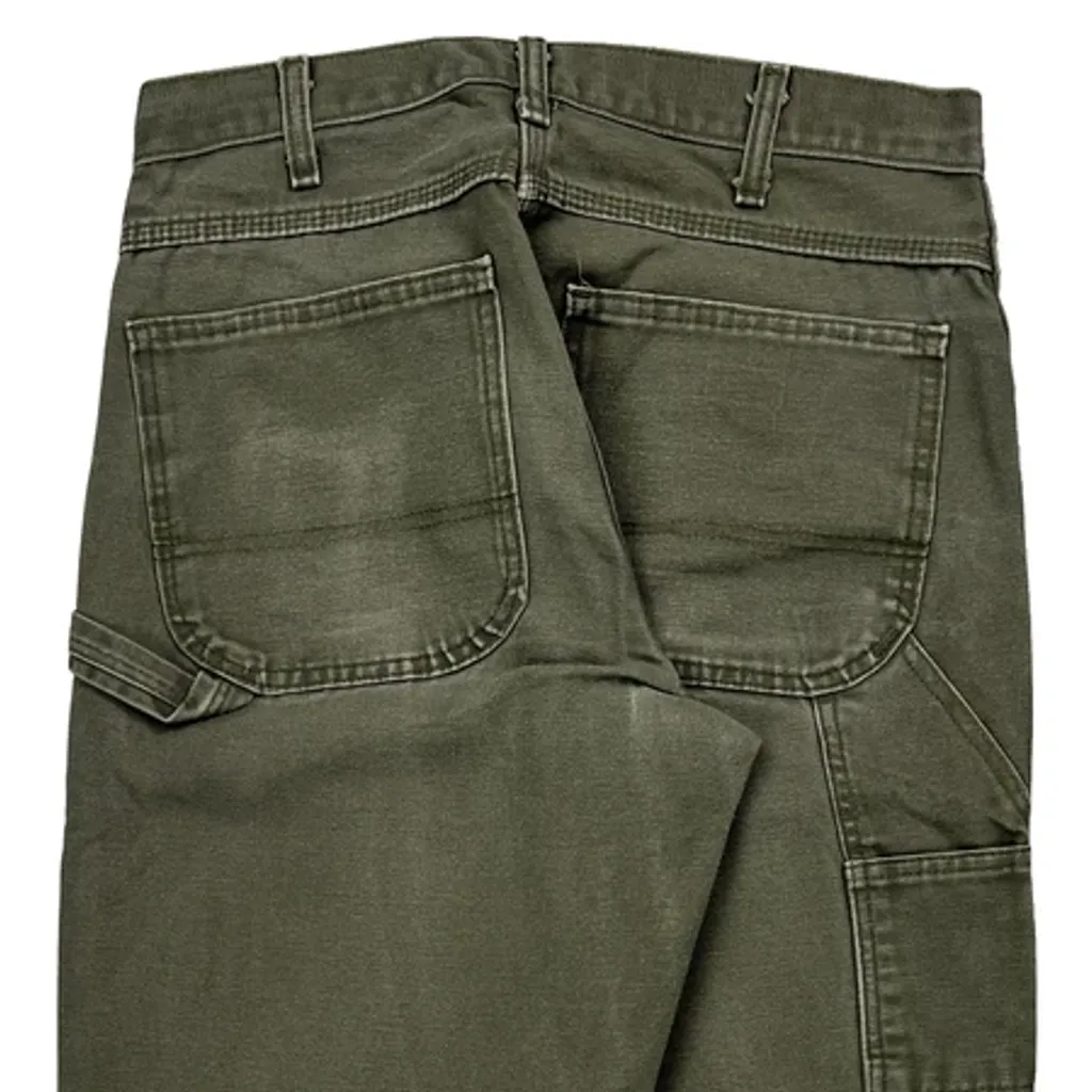 Dickies Carpenter Trousers - 31W 32L Green Cotton - Image 7