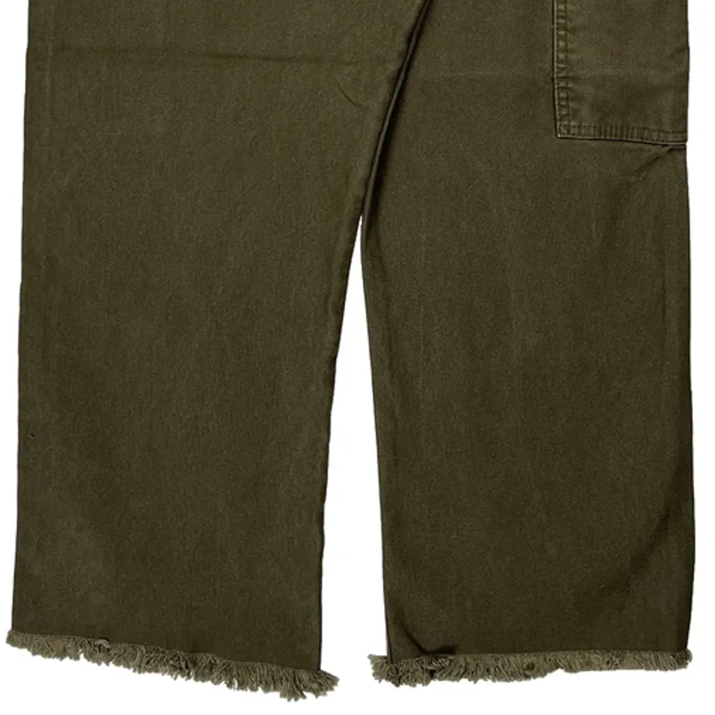 Dickies Carpenter Trousers - 32W 26L Green Cotton - Image 8