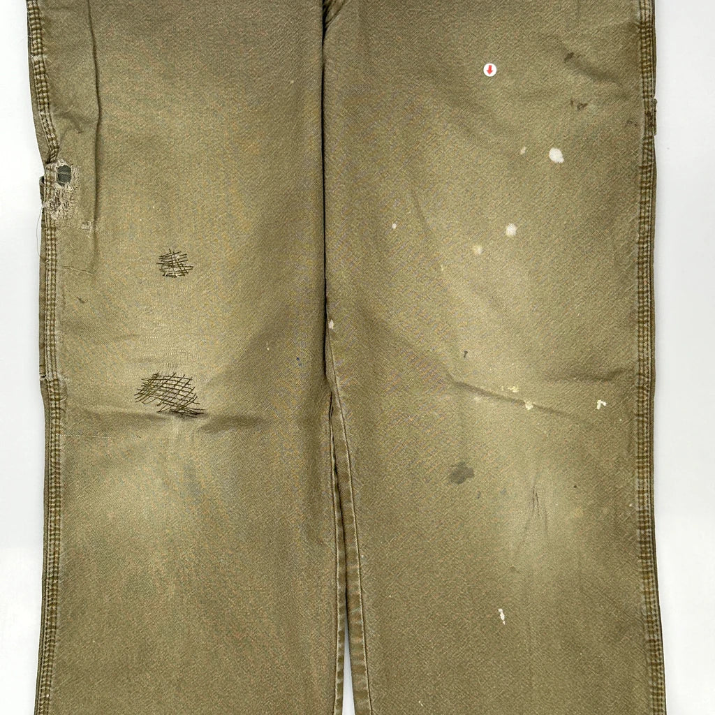 Dickies Carpenter Trousers - 32W 31L Green Cotton - Image 3