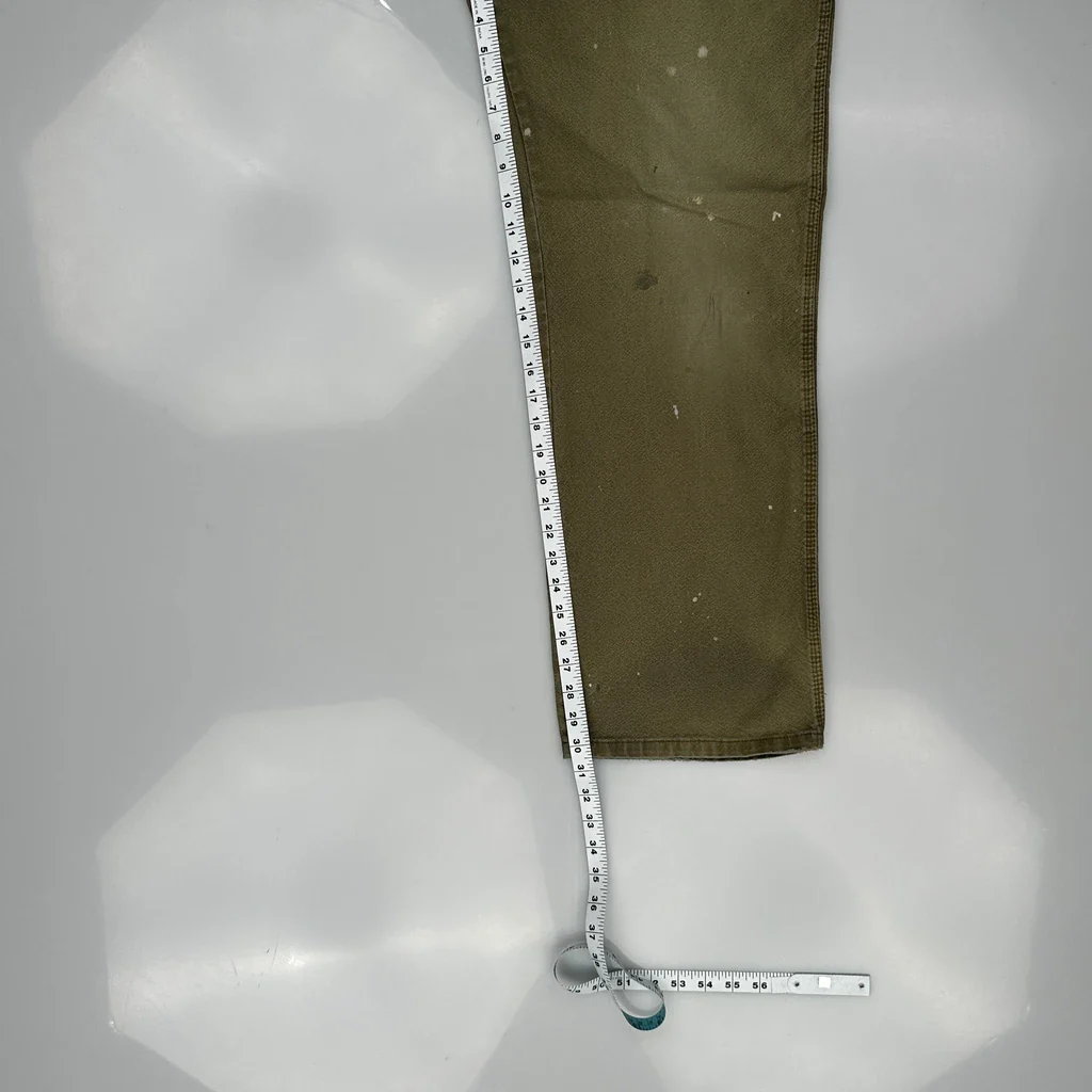 Dickies Carpenter Trousers - 32W 31L Green Cotton - Image 6