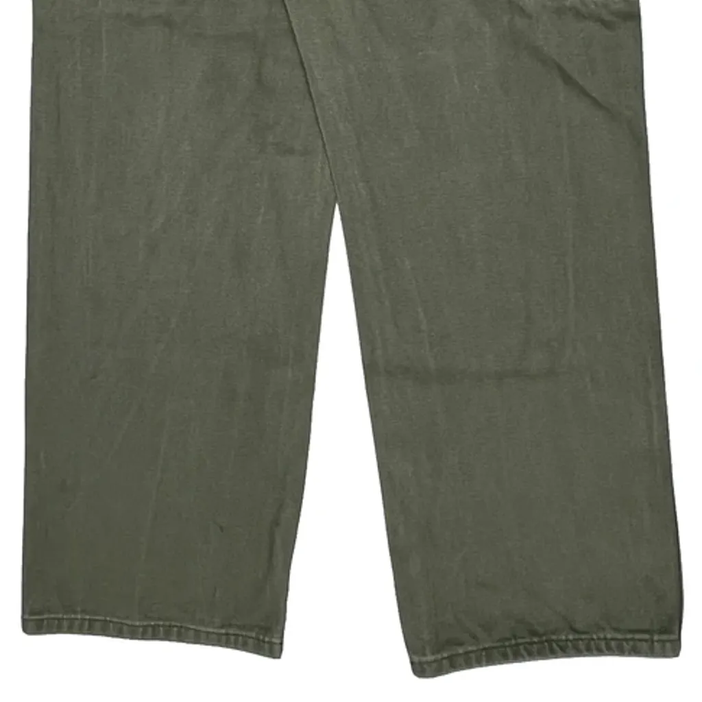 Dickies Carpenter Trousers - 32W 31L Green Cotton - Image 6