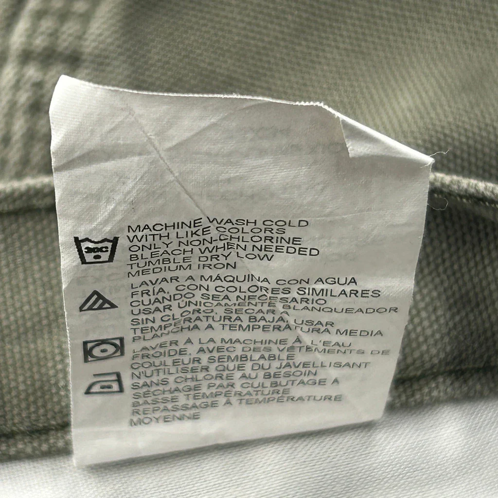 Dickies Carpenter Trousers - 33W 34L Green Cotton - Image 7