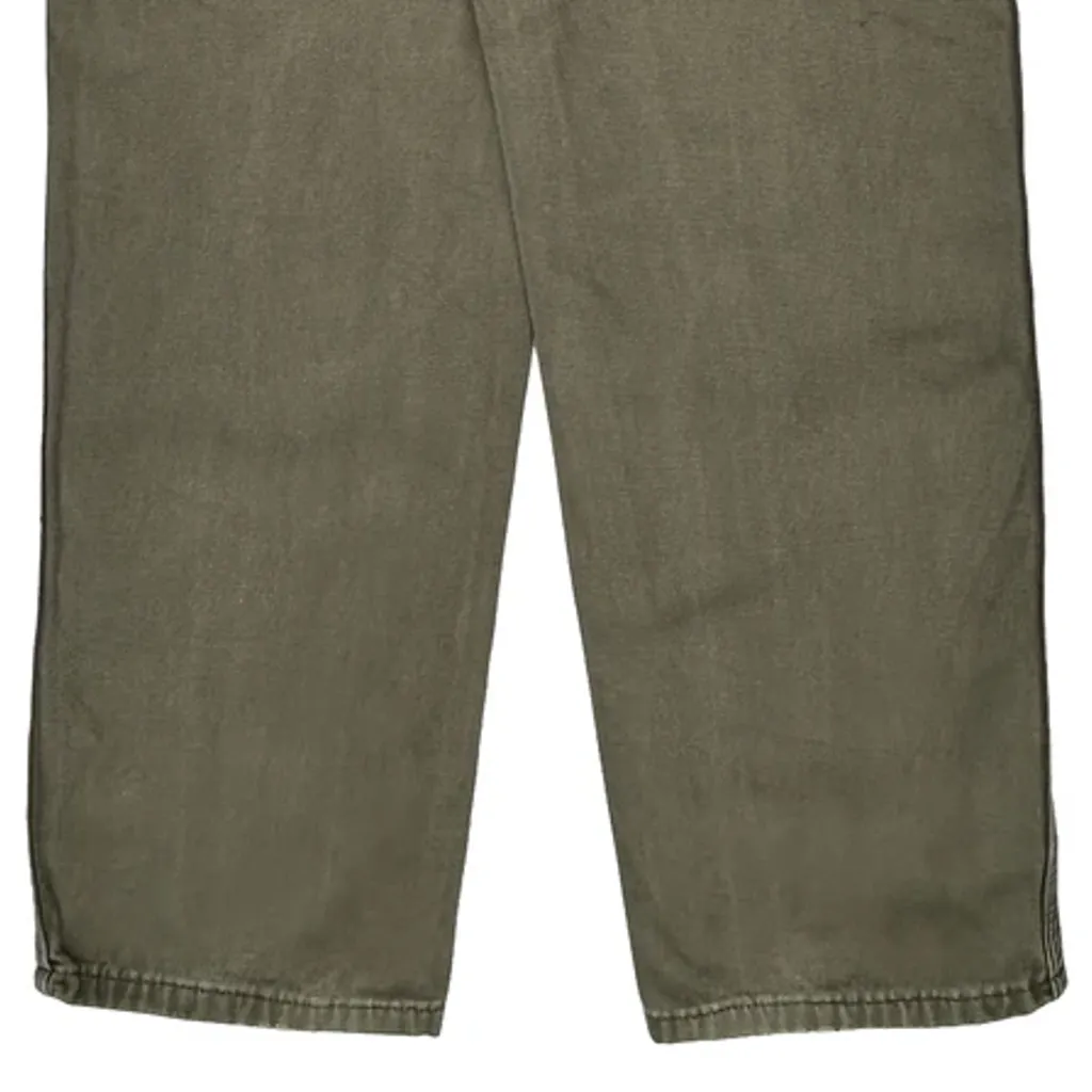 Dickies Carpenter Trousers - 33W 34L Green Cotton - Image 9