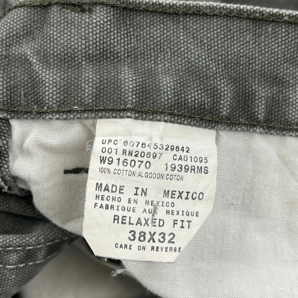 Dickies Carpenter Trousers - 36W 32L Green Cotton - Image 6