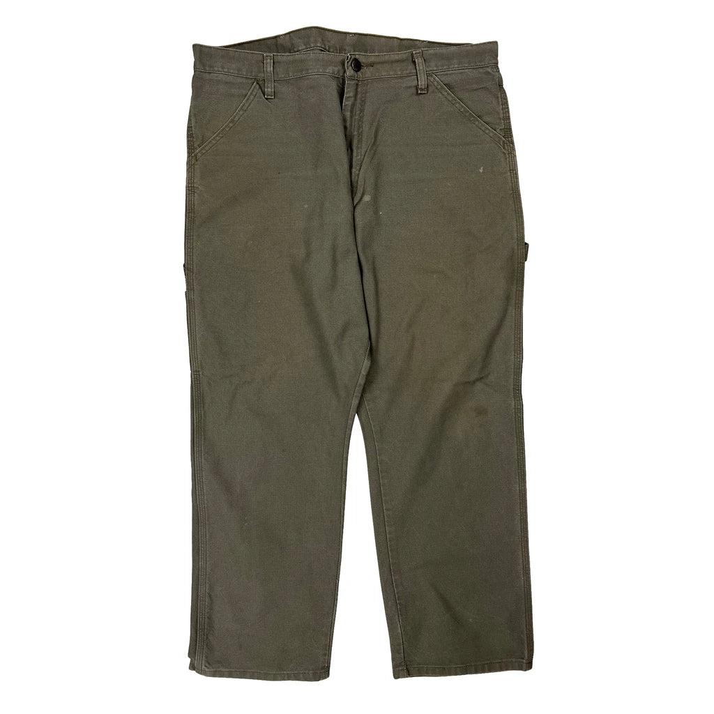 Dickies Carpenter Trousers - 36W 30L Green Cotton - Image 2
