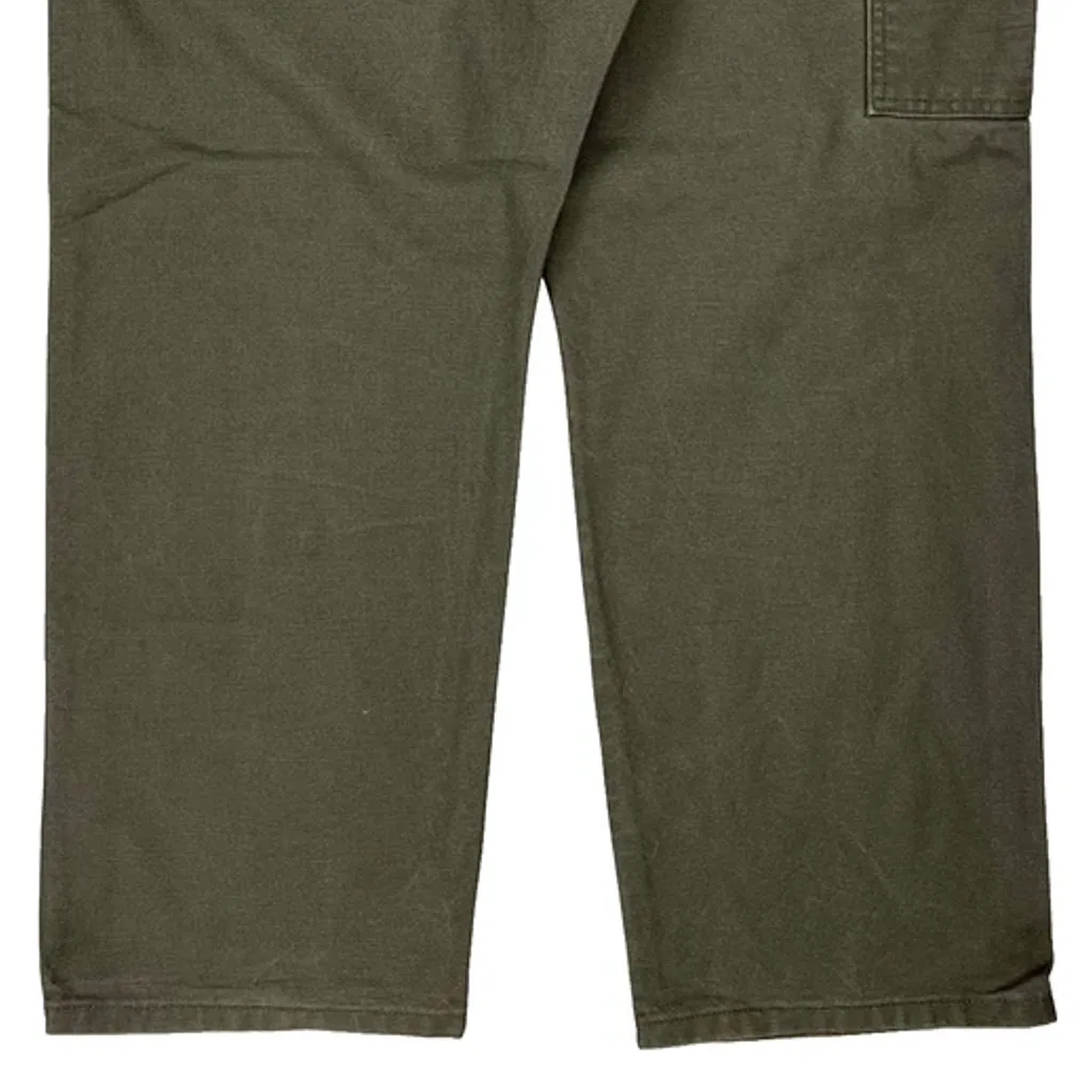 Dickies Carpenter Trousers - 36W 30L Green Cotton - Image 7