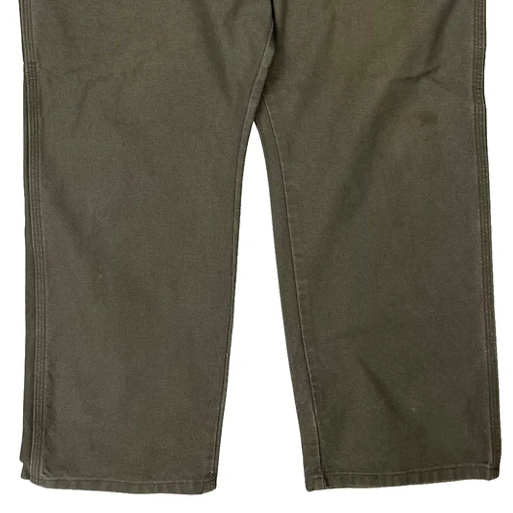 Dickies Carpenter Trousers - 36W 30L Green Cotton - Image 9