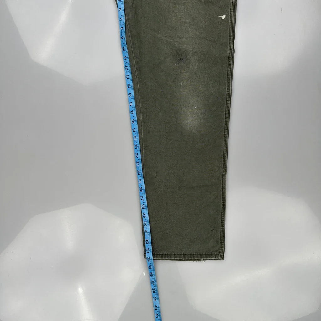 Dickies Carpenter Trousers - 36W 34L Green Cotton - Image 5