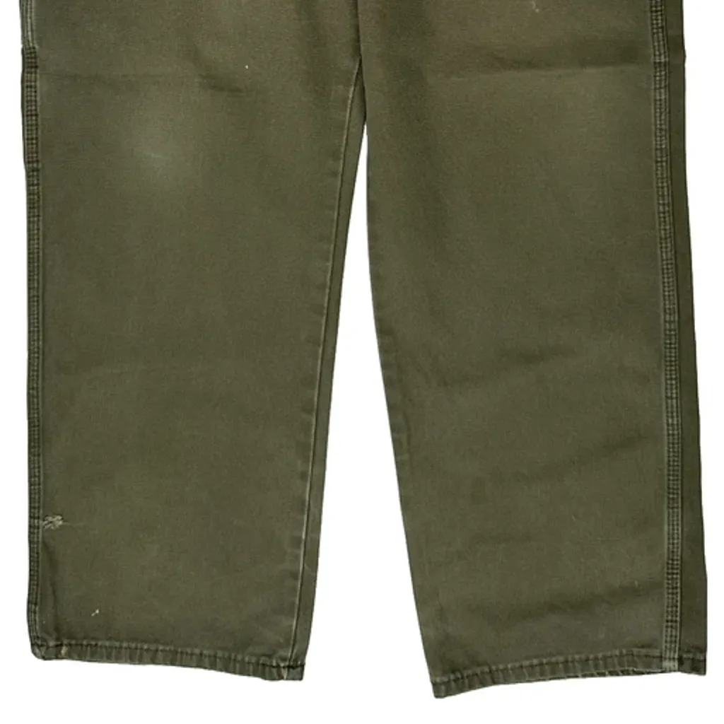 Dickies Carpenter Trousers - 36W 30L Green Cotton - Image 8