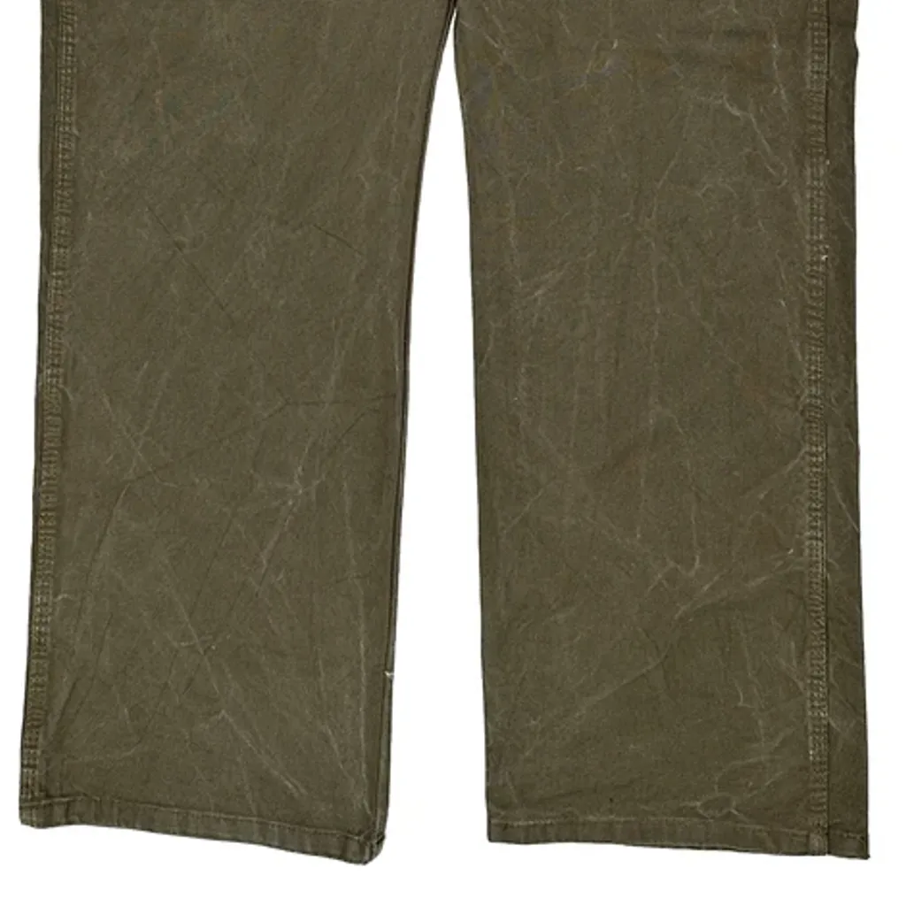 Dickies Double Knee Carpenter Trousers - 38W 32L Green Cotton - Image 10