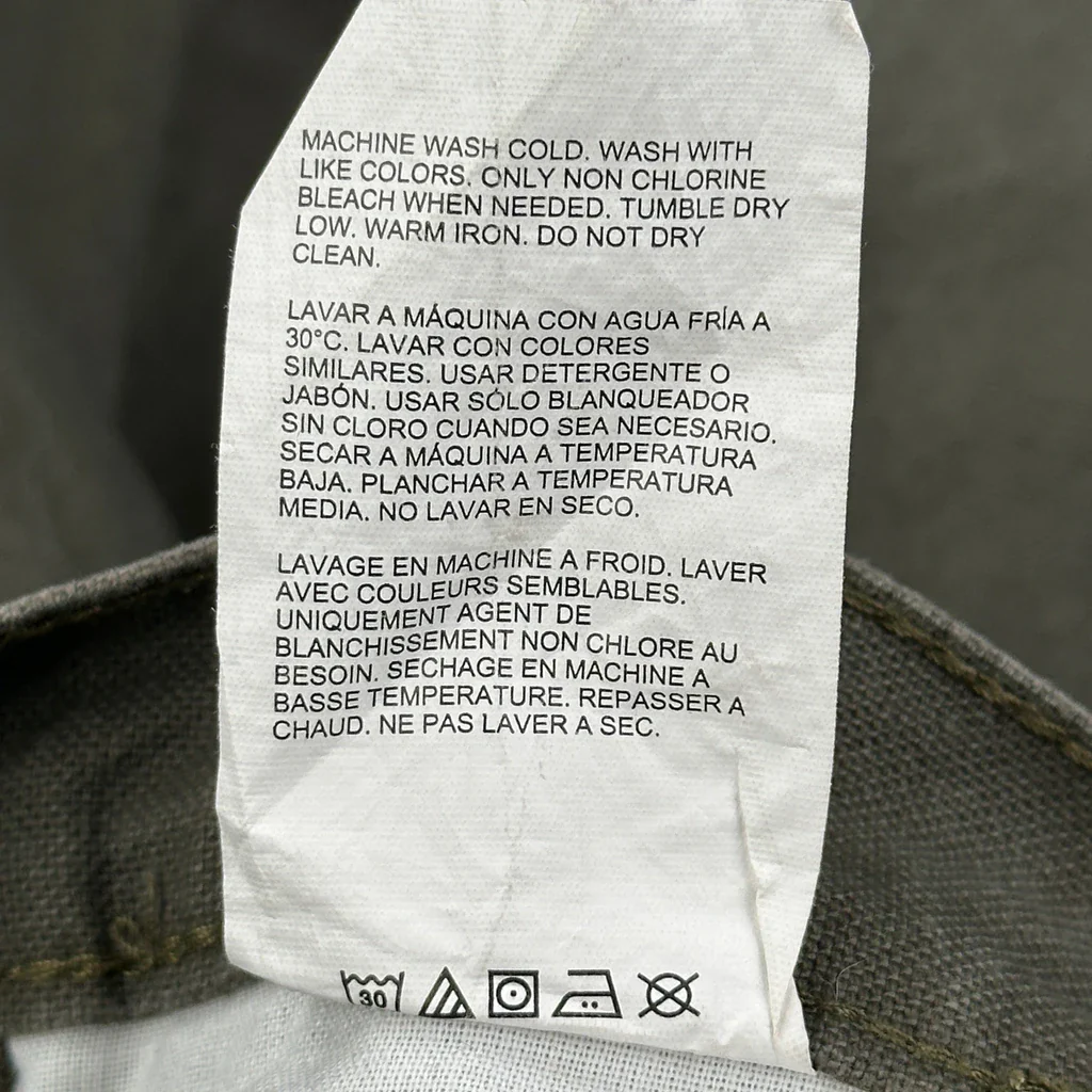Dickies Double Knee Carpenter Trousers - 38W 32L Green Cotton - Image 7