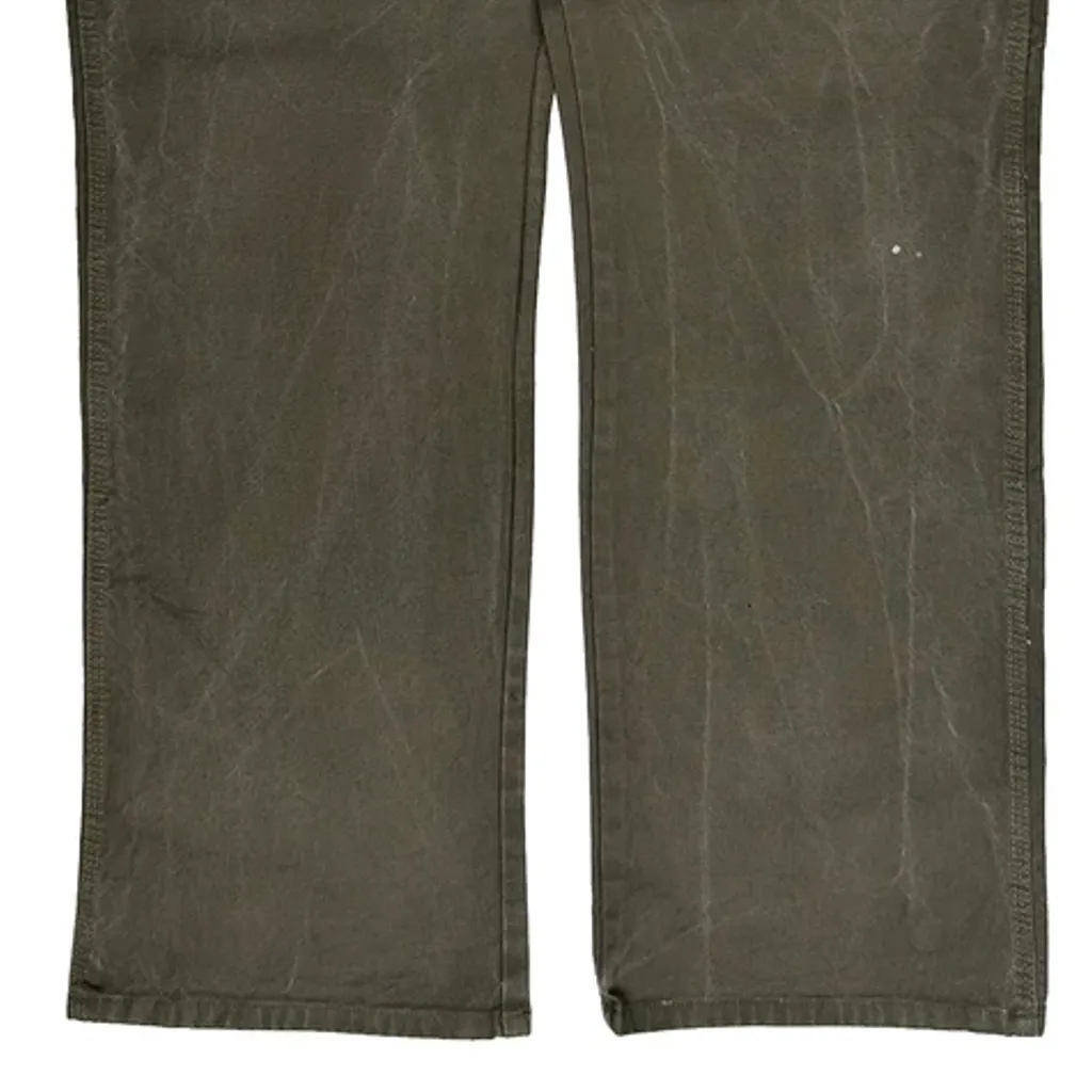 Dickies Carpenter Trousers - 38W 32L Green Cotton - Image 9