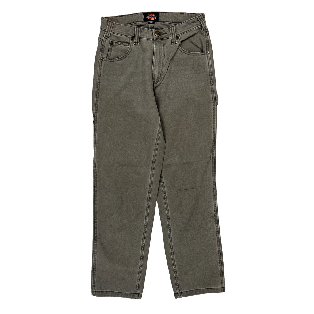 Dickies Carpenter Trousers - 27W 29L Grey Cotton - Image 2