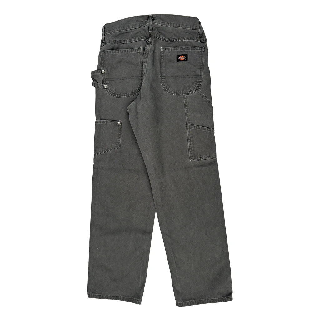 Dickies Carpenter Trousers - 30W 31L Grey Cotton