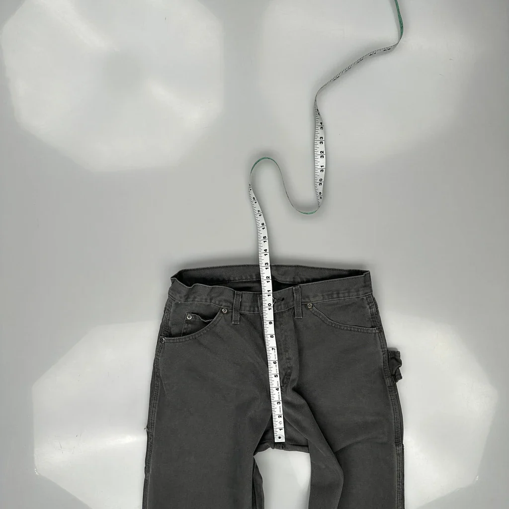 Dickies Carpenter Trousers - 30W 31L Grey Cotton - Image 4