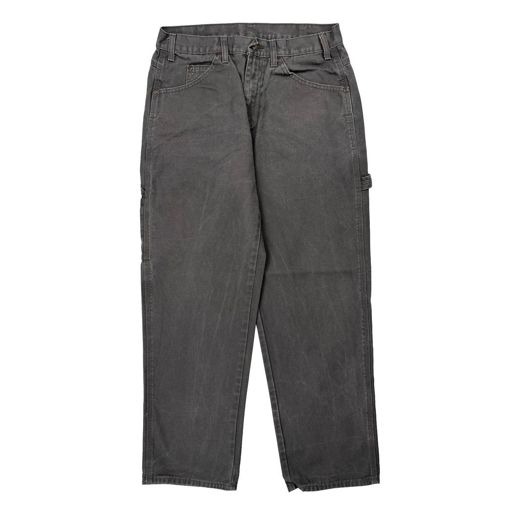 Dickies Carpenter Trousers - 31W 30L Grey Cotton - Image 2