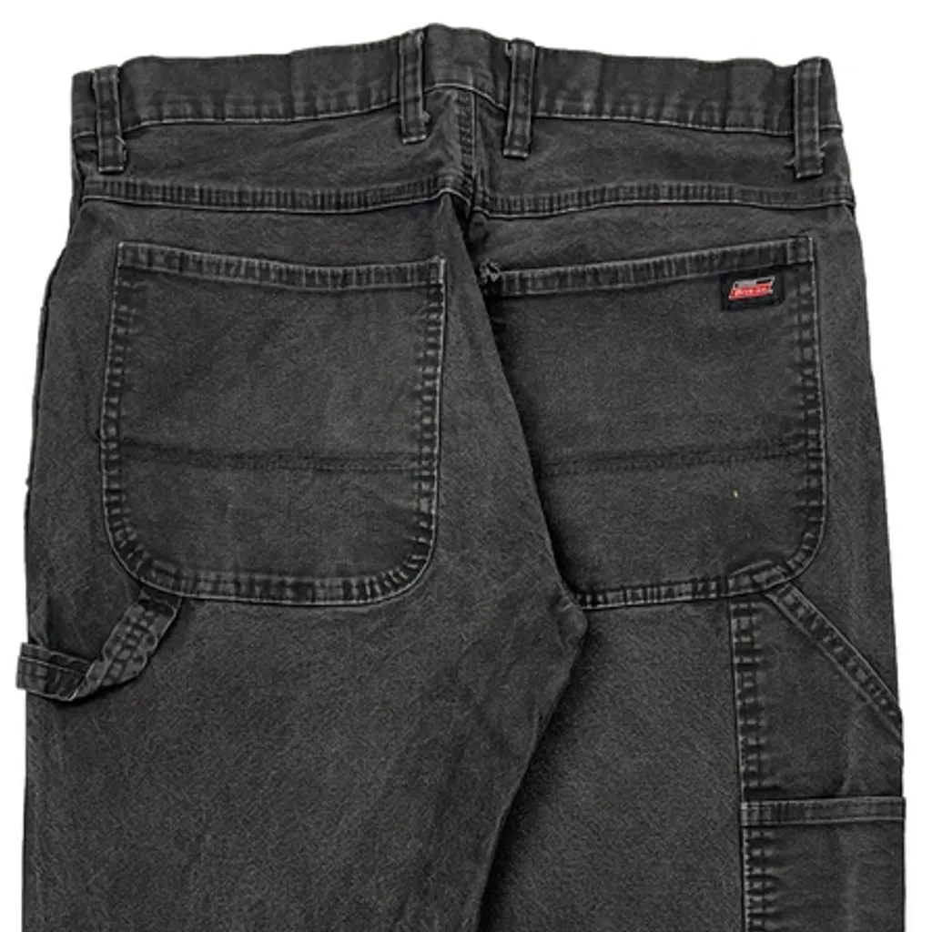 Dickies Carpenter Trousers - 32W 31L Grey Cotton - Image 6