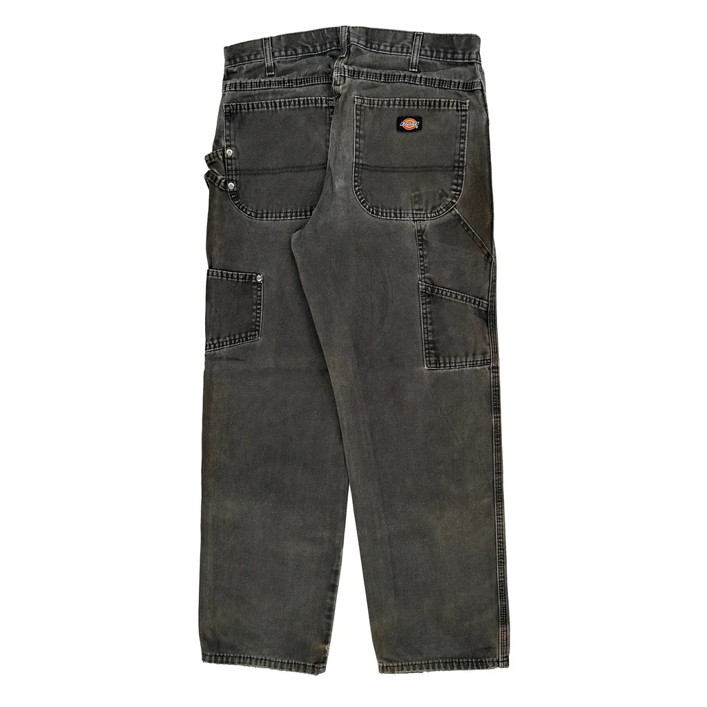 Dickies Carpenter Trousers - 32W 30L Grey Cotton