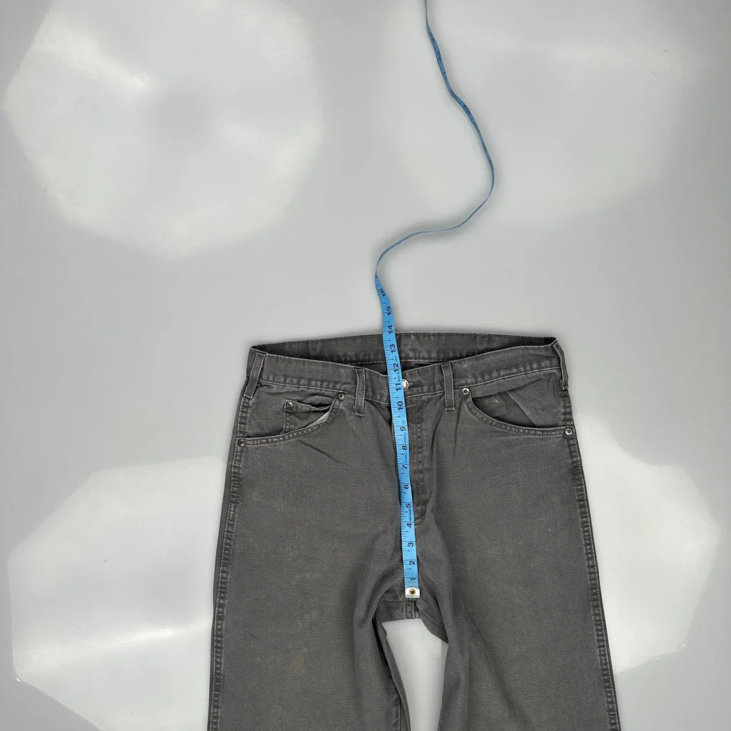 Dickies Carpenter Trousers - 32W 32L Grey Cotton - Image 4