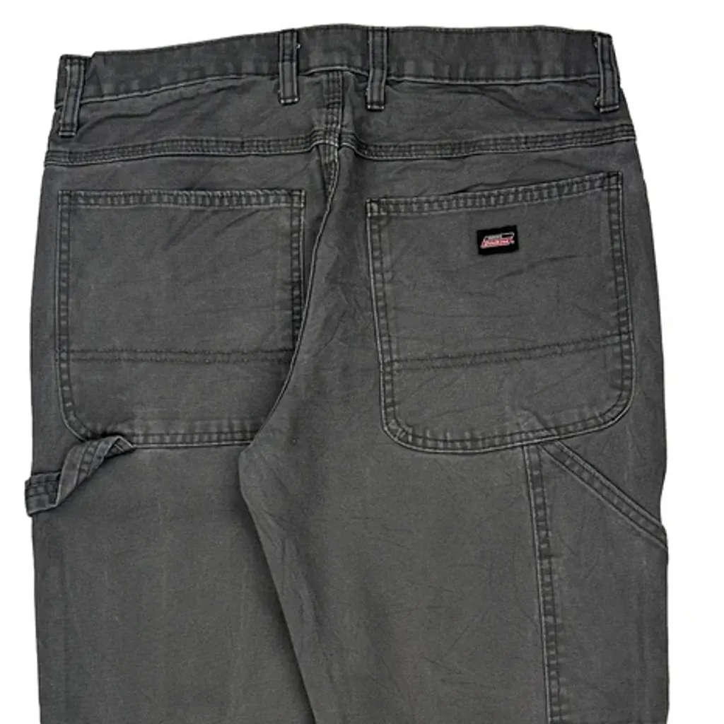 Dickies Carpenter Trousers - 32W 31L Grey Cotton - Image 10