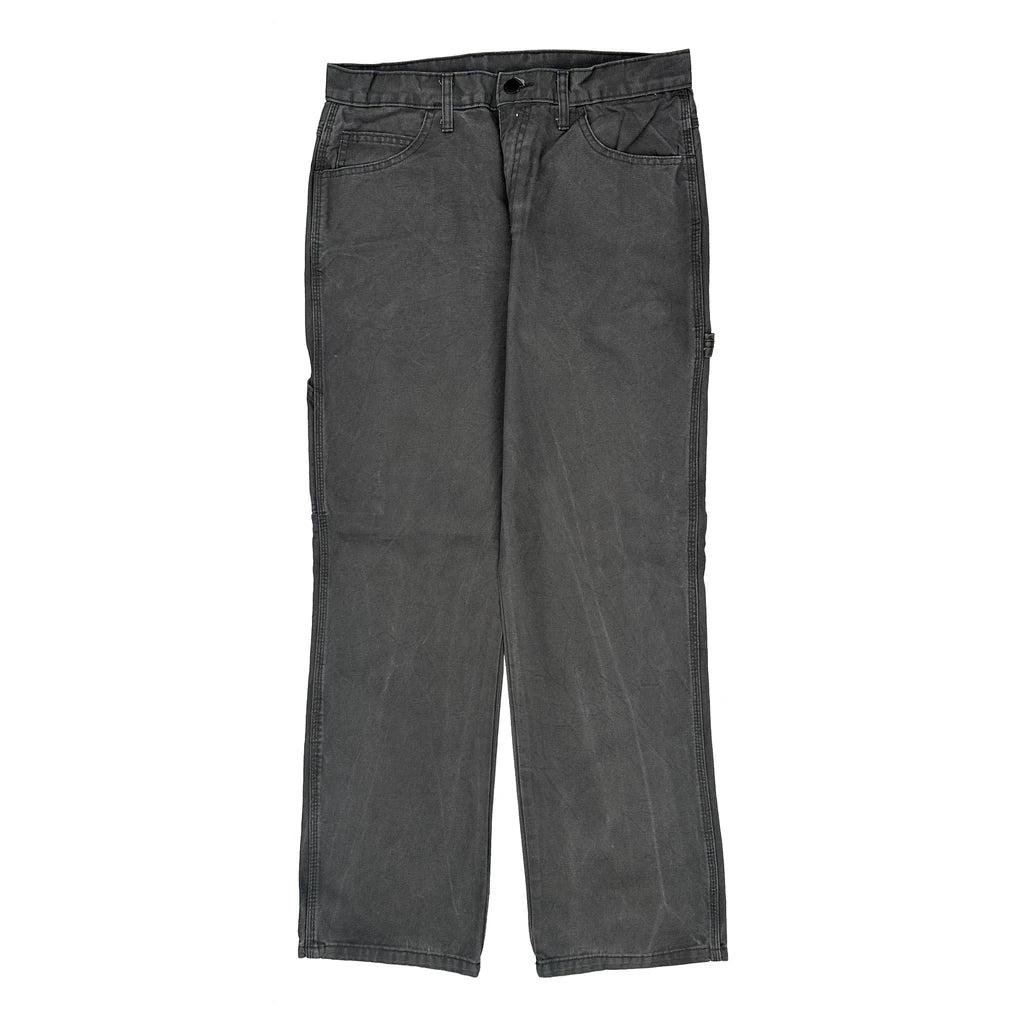 Dickies Carpenter Trousers - 32W 31L Grey Cotton - Image 2