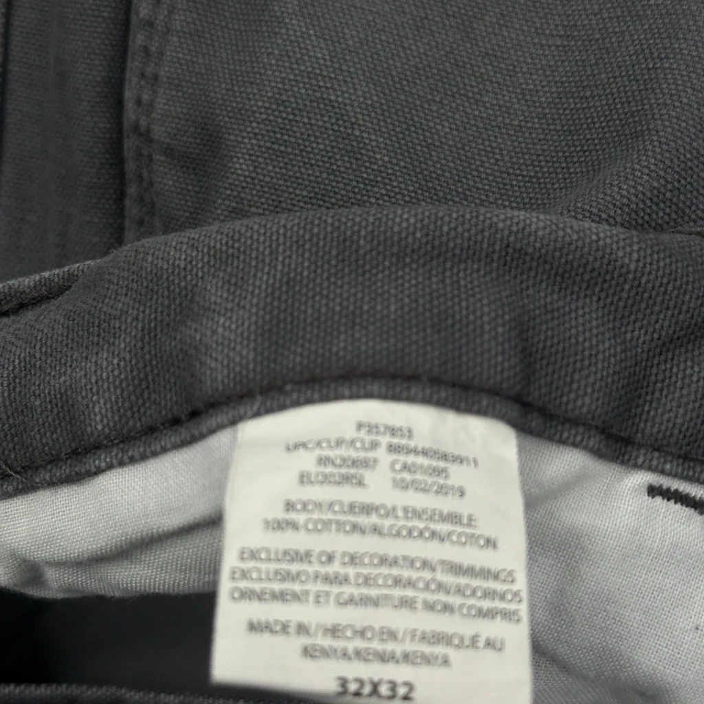 Dickies Carpenter Trousers - 32W 31L Grey Cotton - Image 6