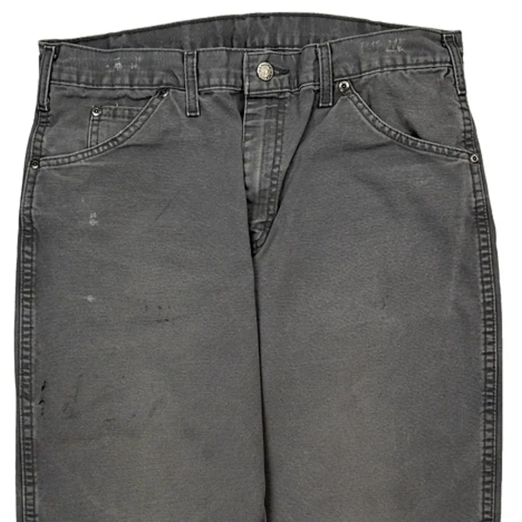 Dickies Carpenter Trousers - 32W 30L Grey Cotton - Image 10