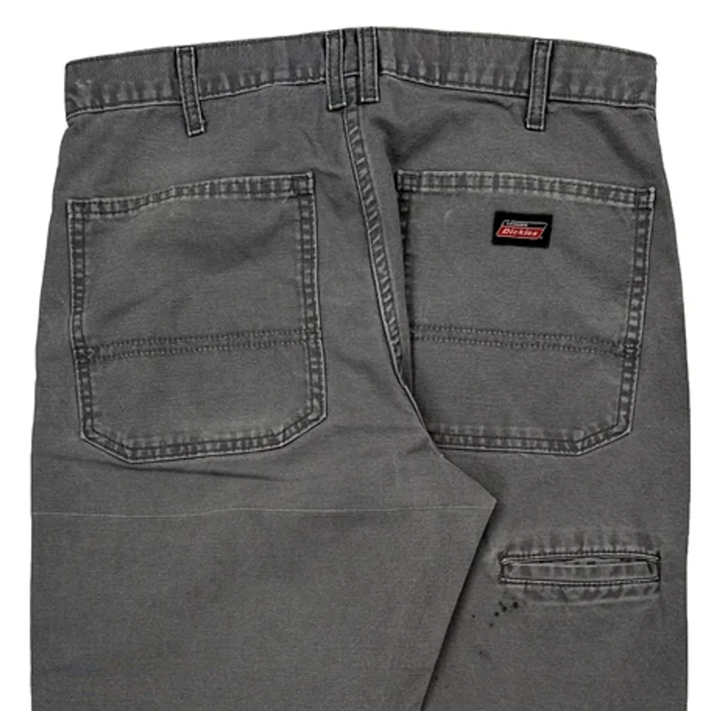 Dickies Carpenter Trousers - 32W 30L Grey Cotton - Image 8
