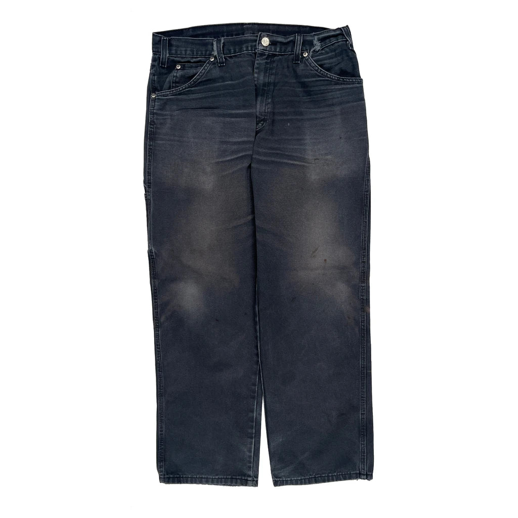 Dickies Carpenter Trousers - 32W 29L Grey Cotton - Image 2